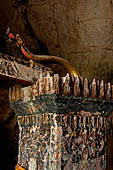 Luang Prabang, Laos - The Pak Ou Caves, the upper cave called Tam Theung. The caves, a Buddhist pilgrimage site, are a repository of old Buddha statues. 